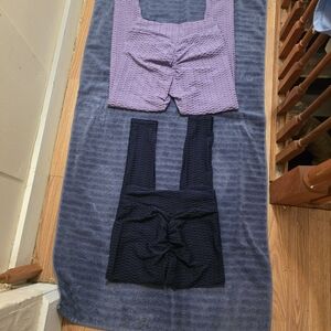 booty lifter Textured Bottoms - Purple and Black